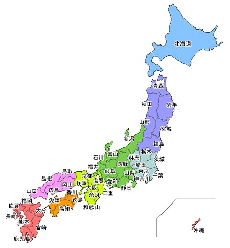 日本地図